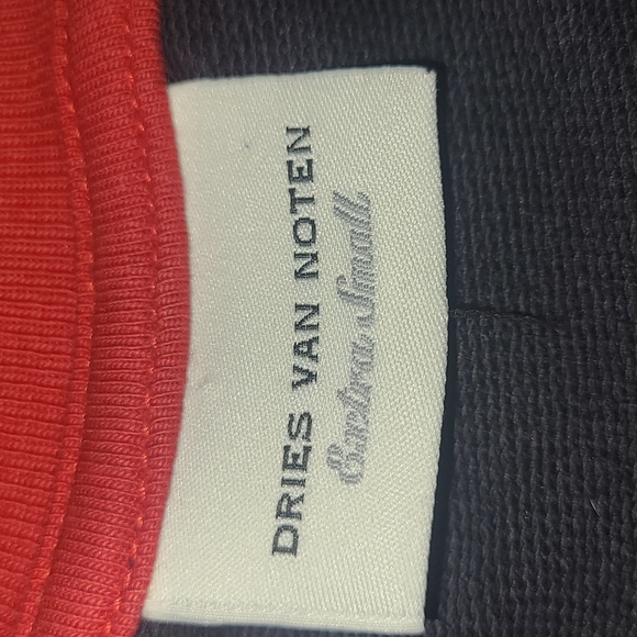 Dries Van Noten Balck Red Long Sleeve Top - Picture 6 of 7